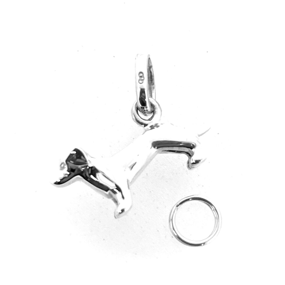 Vintage 2009 Links of London Dog Charm Sterling Silver Dachshund Style
