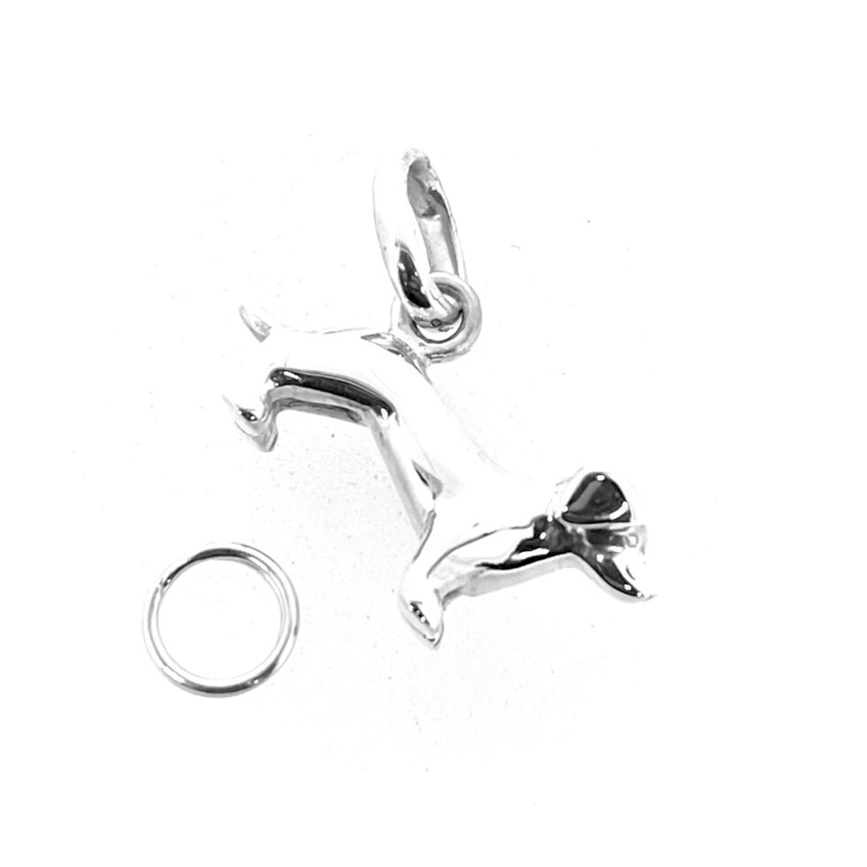 Vintage 2009 Links of London Dog Charm Sterling Silver Dachshund Style