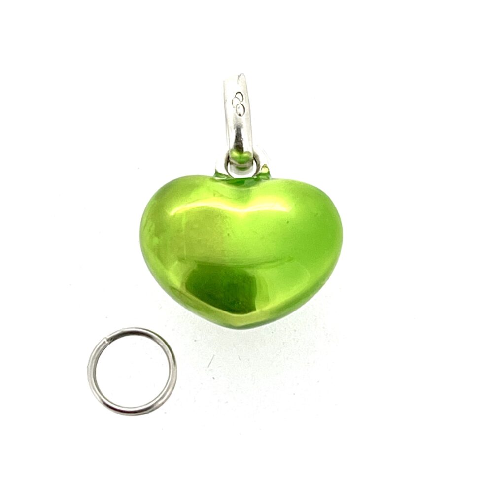 Restored 2010 Links of London heart charm polished finish