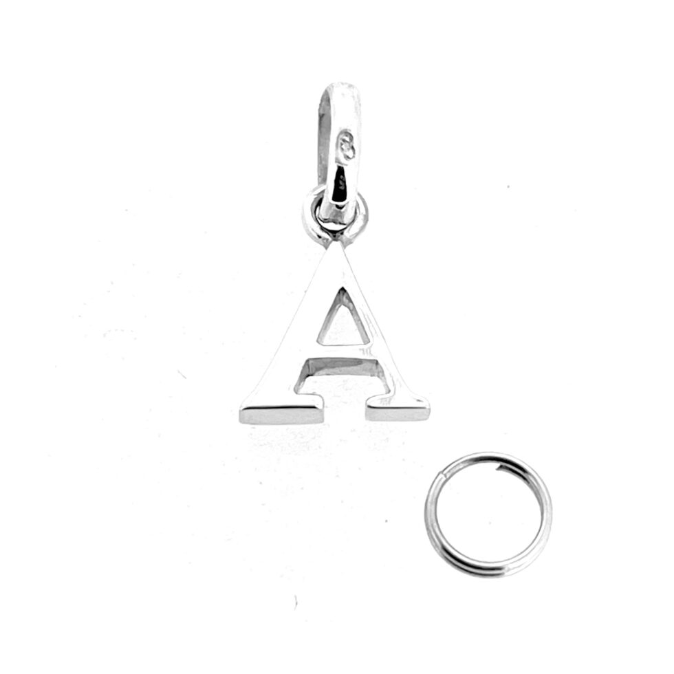 Vintage Links of London Letter A charm front view