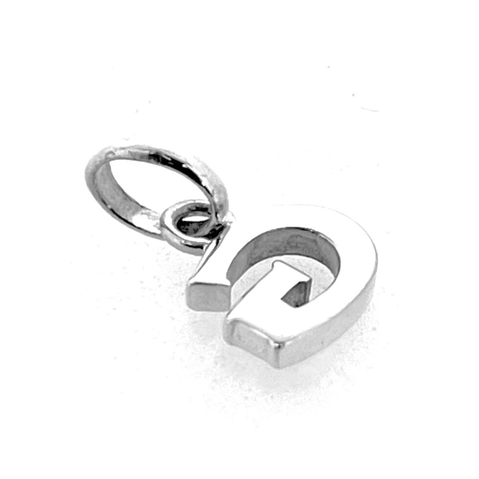 Detail showing balanced geometric letter design