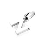 Side profile showing 2mm charm thickness