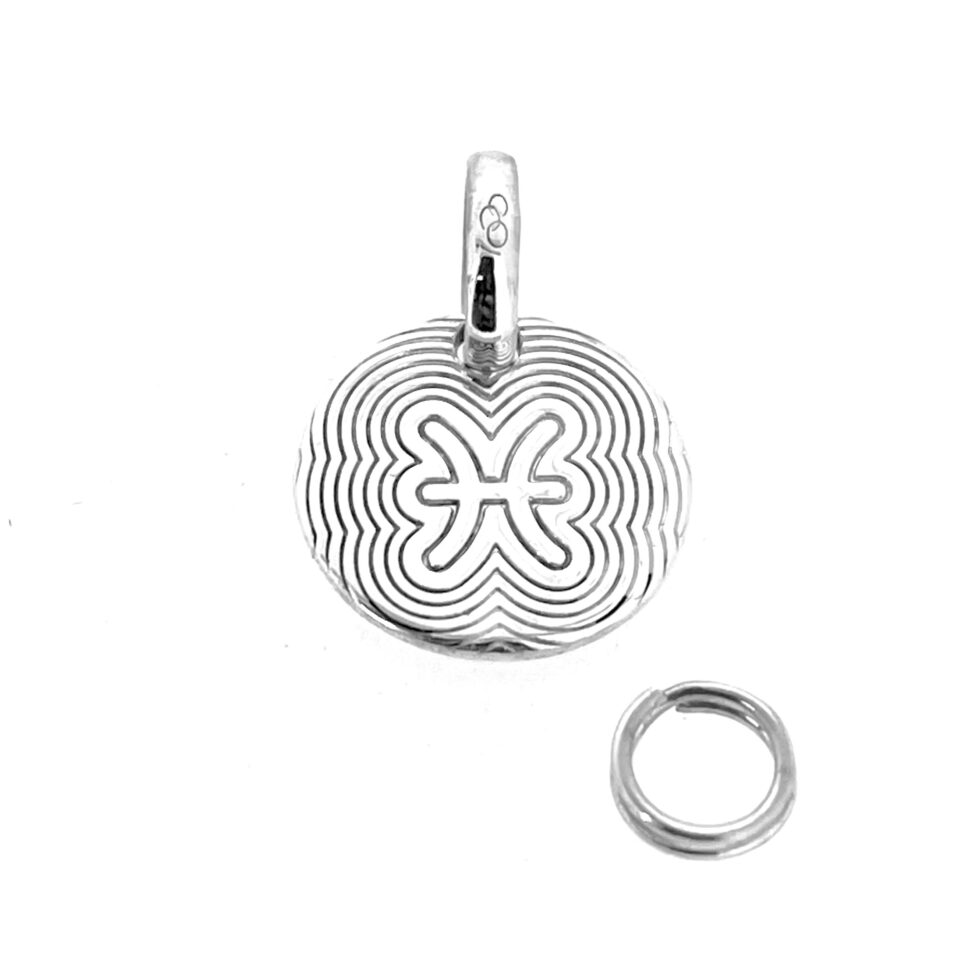 Pisces charm with 7mm split ring for Sweetie bracelet