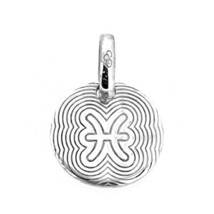 Links of London Pisces zodiac charm front view