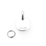 Close-up of Aries symbol engraving on Links of London charm