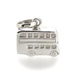 Angled view highlighting window and wheel detailing on Links of London charm