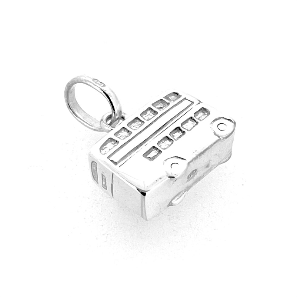 Sterling silver double-decker bus charm from the Links of London Vault collection