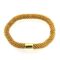 Detail of gold-plated beaded texture on Effervescence bracelet