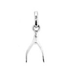 Wishbone charm with 2010 hallmark on bail