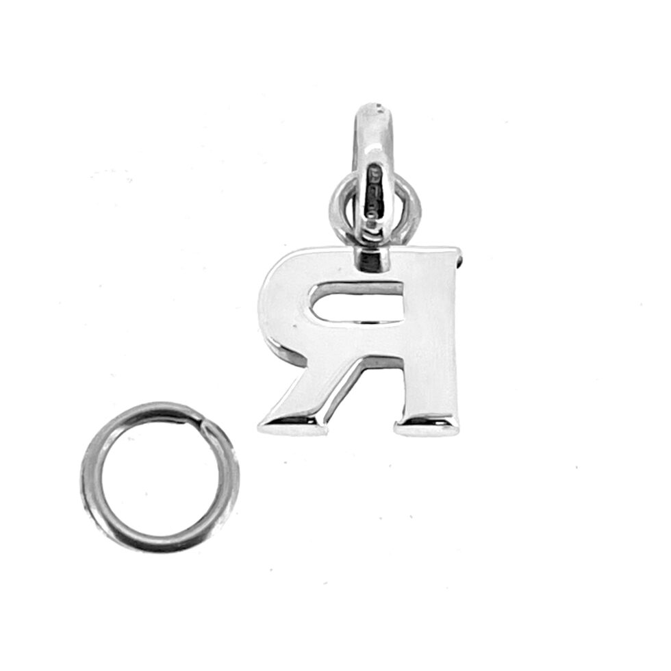 Vintage Links of London Letter R Charm Sterling Silver 2008