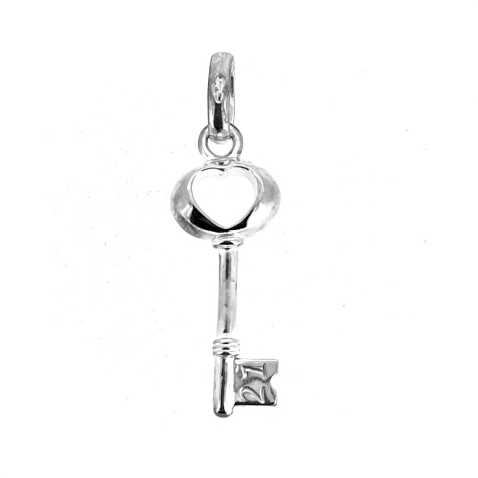 Links of London 21st Birthday Key Charm Silver with Heart