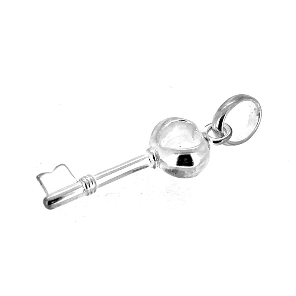 Links of London 21st Birthday Key Charm Silver with Heart