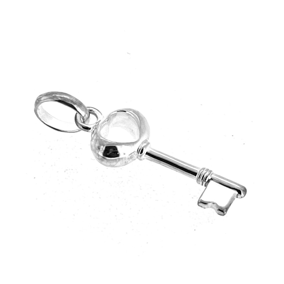 Links of London 21st Birthday Key Charm Silver with Heart