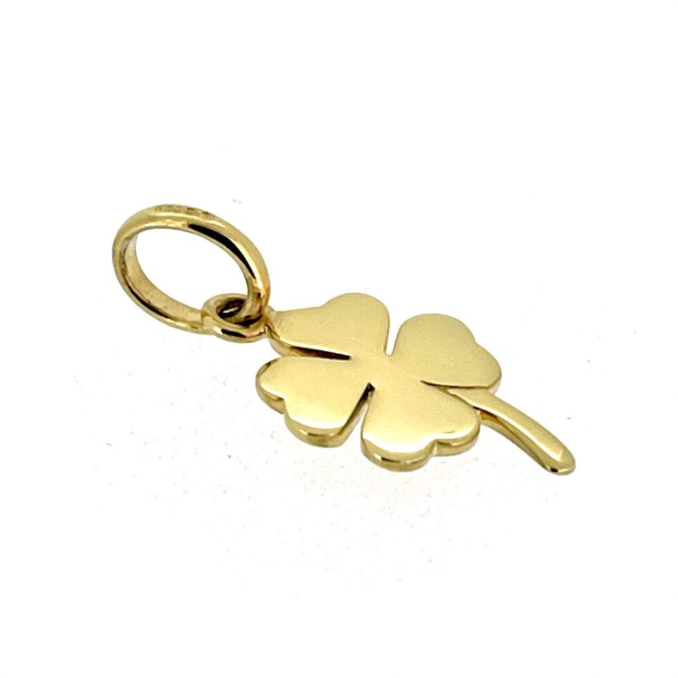 Vintage Links of London Four Leaf Clover Charm 18ct Gold Vermeil 2010