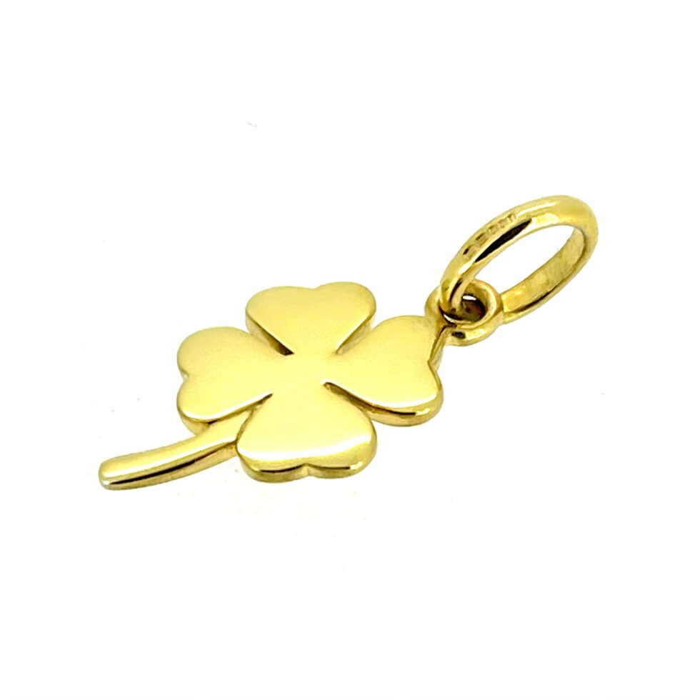Vintage Links of London Four Leaf Clover Charm 18ct Gold Vermeil 2010