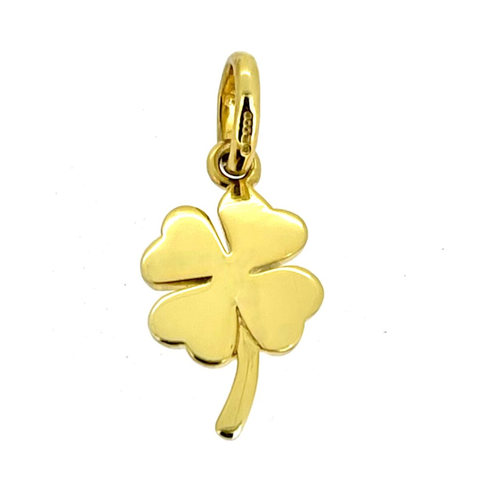 Vintage Links of London Four Leaf Clover Charm 18ct Gold Vermeil 2010