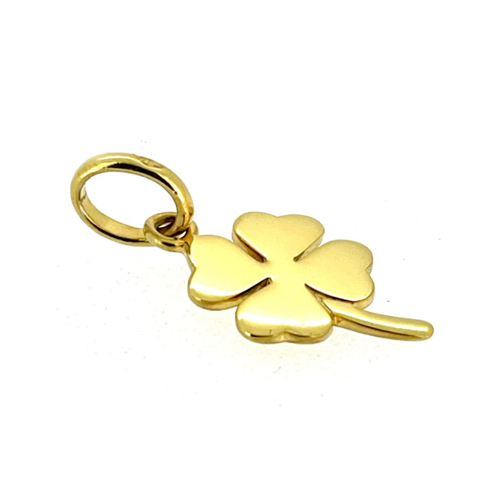Vintage Links of London Four Leaf Clover Charm 18ct Gold Vermeil 2010
