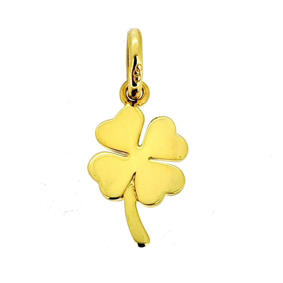 Vintage Links of London Four Leaf Clover Charm 18ct Gold Vermeil 2010