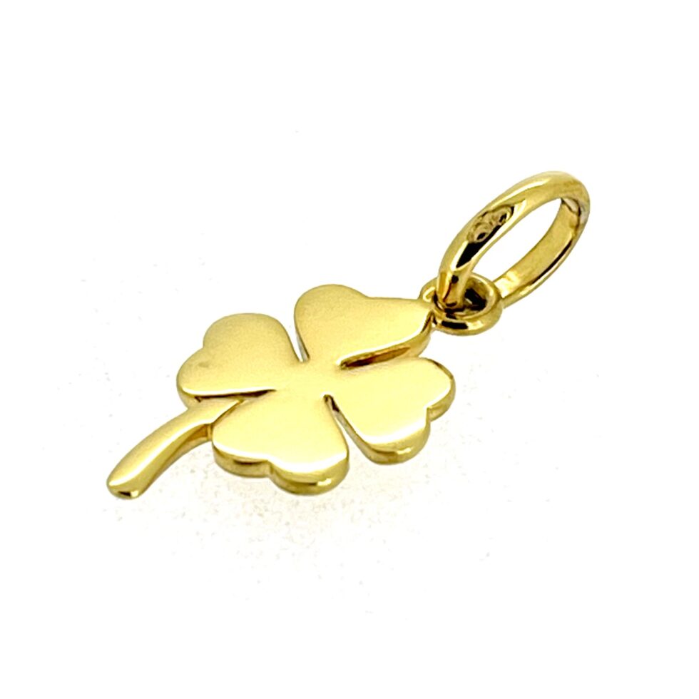 Vintage Links of London Four Leaf Clover Charm 18ct Gold Vermeil 2010