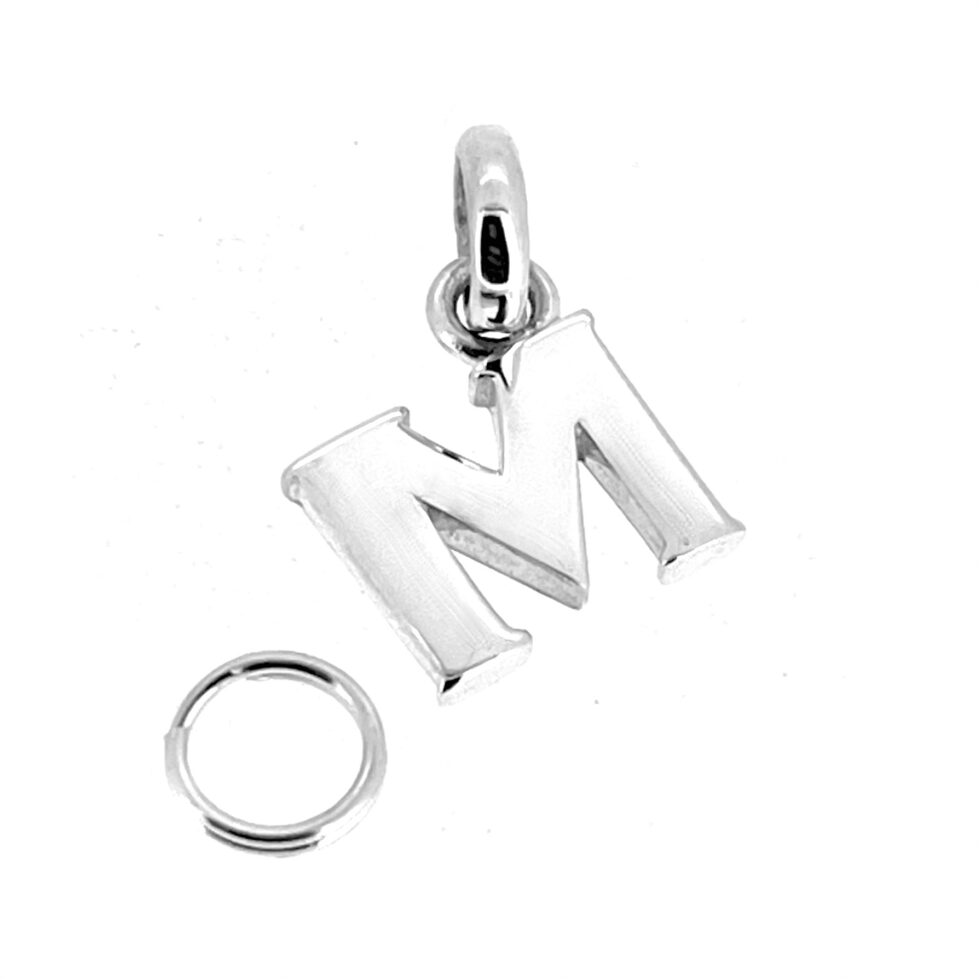 Vintage Links of London Letter M Charm Sterling Silver Alphabet