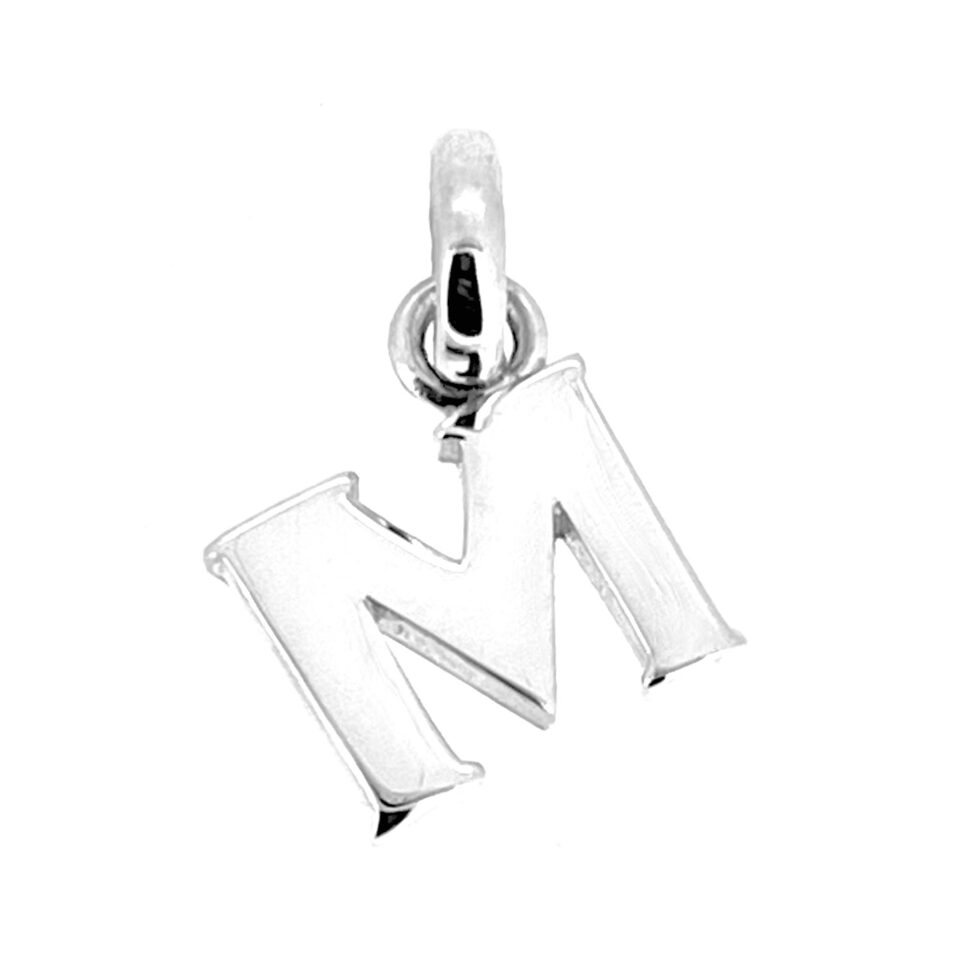 Vintage Links of London Letter M Charm Sterling Silver Alphabet