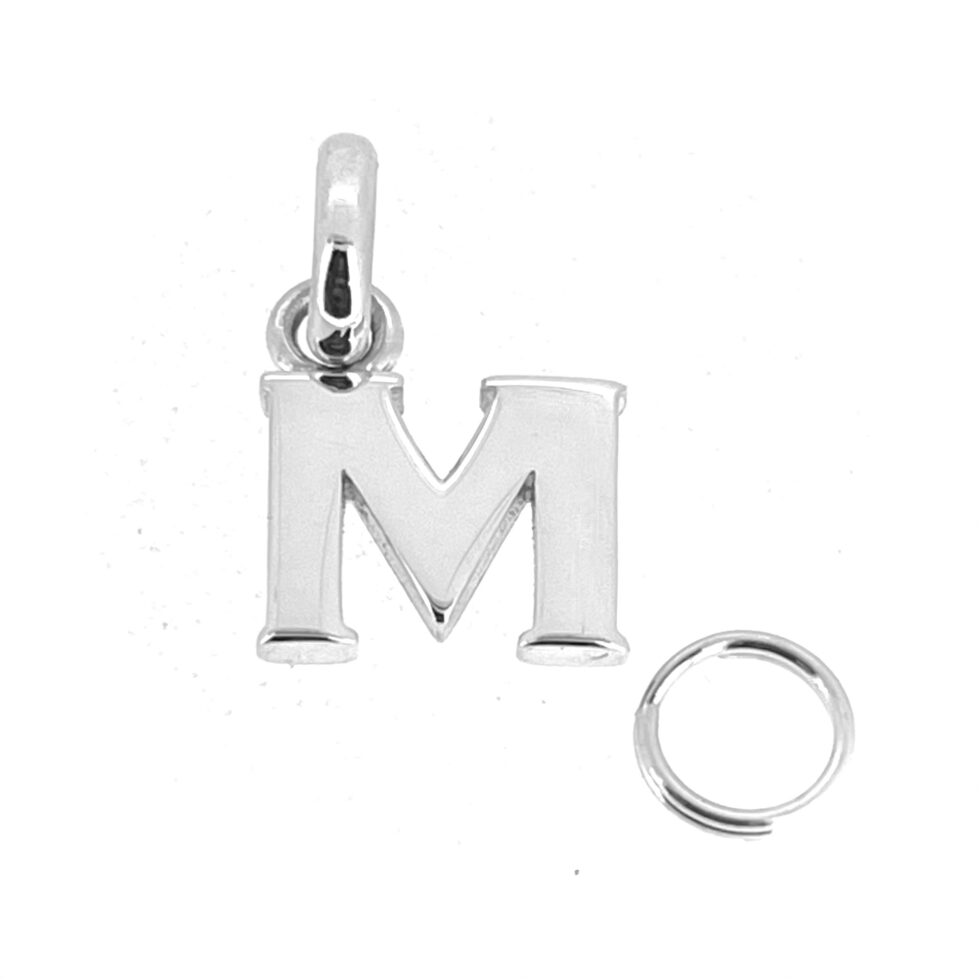 Vintage Links of London Letter M Charm Sterling Silver Alphabet