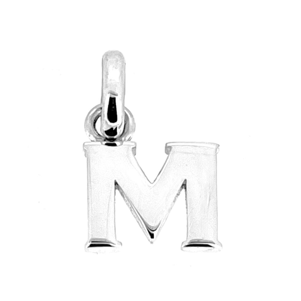Vintage Links of London Letter M Charm Sterling Silver Alphabet