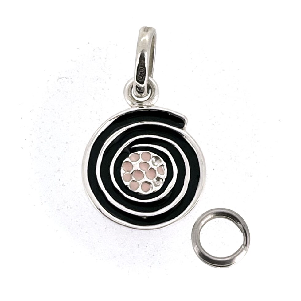 Vintage Links of London liquorice sweet charm front view