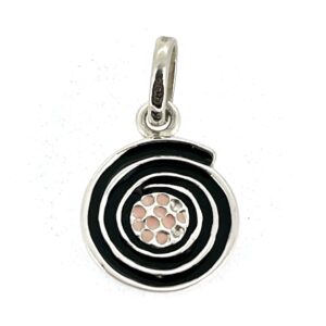 Links of London Liquorice Sweet Charm sterling silver enamel