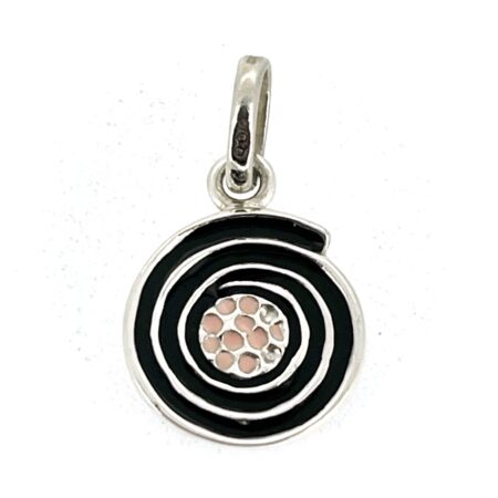 Links of London Liquorice Sweet Charm sterling silver enamel
