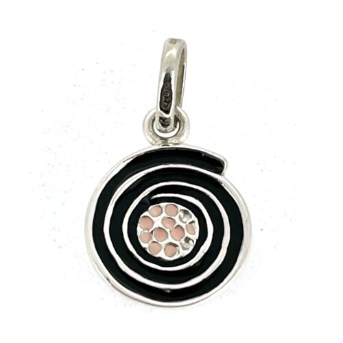 Links of London Liquorice Sweet Charm sterling silver enamel