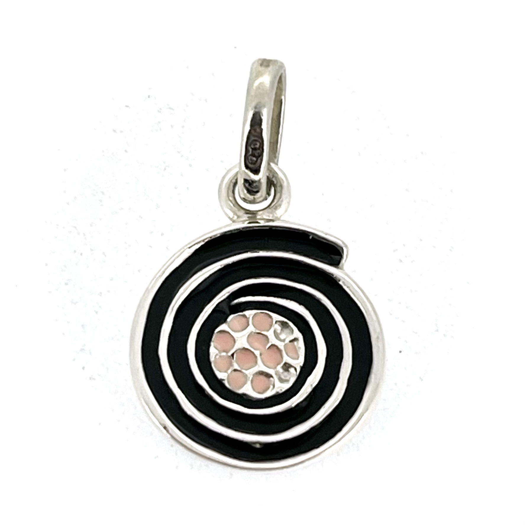 Links of London Liquorice Sweet Charm sterling silver enamel