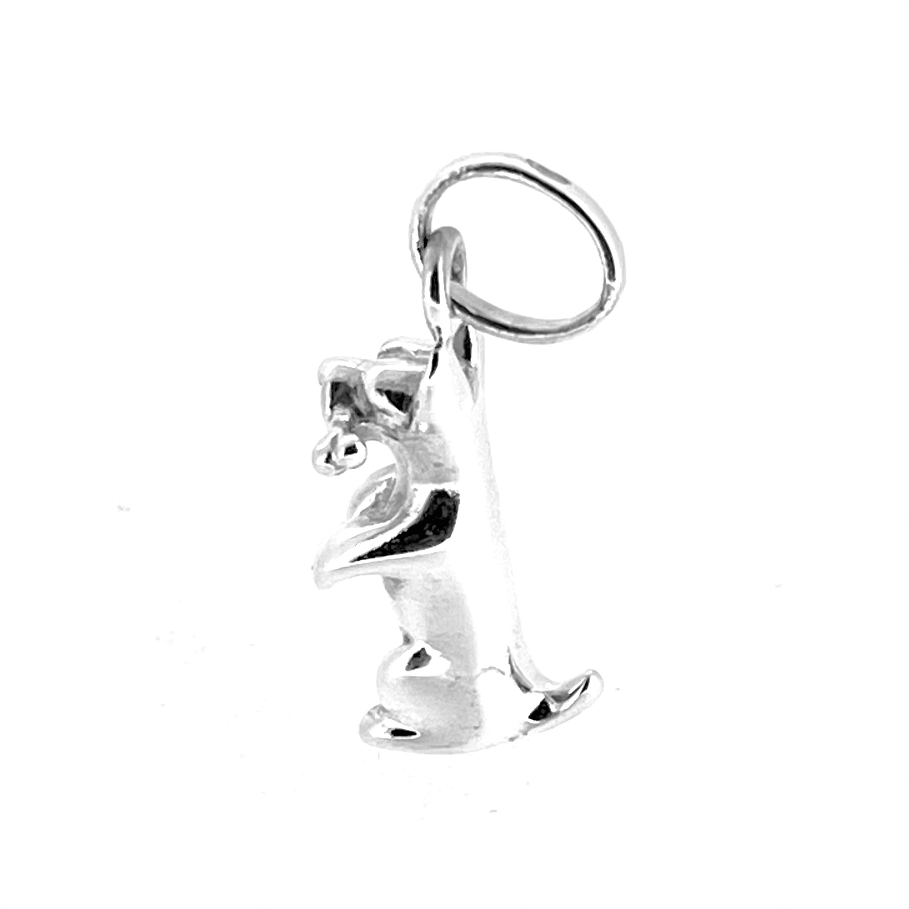 Vintage Links of London animal charm dog holding bone