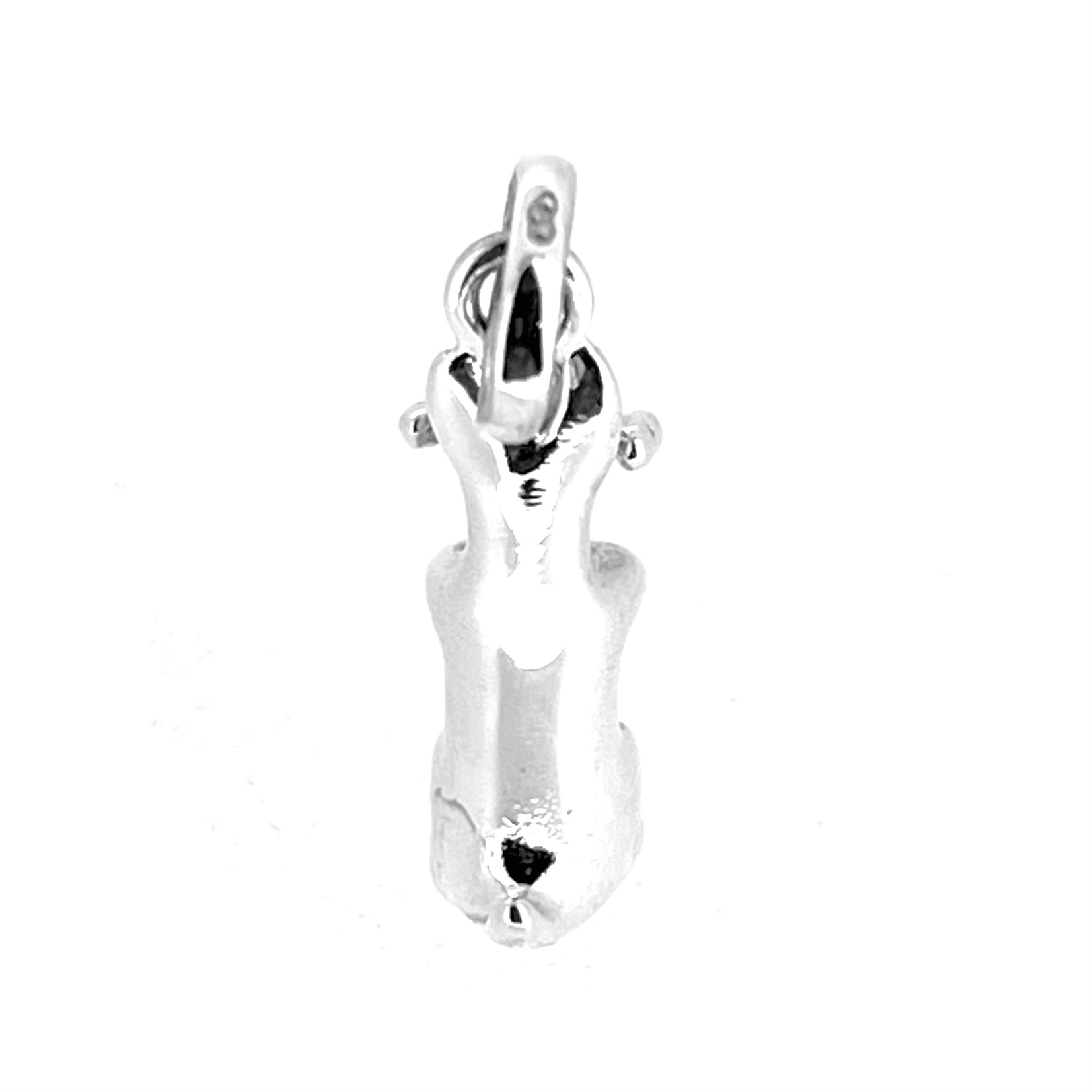 Polished sterling silver dog with bone charm by Links of London