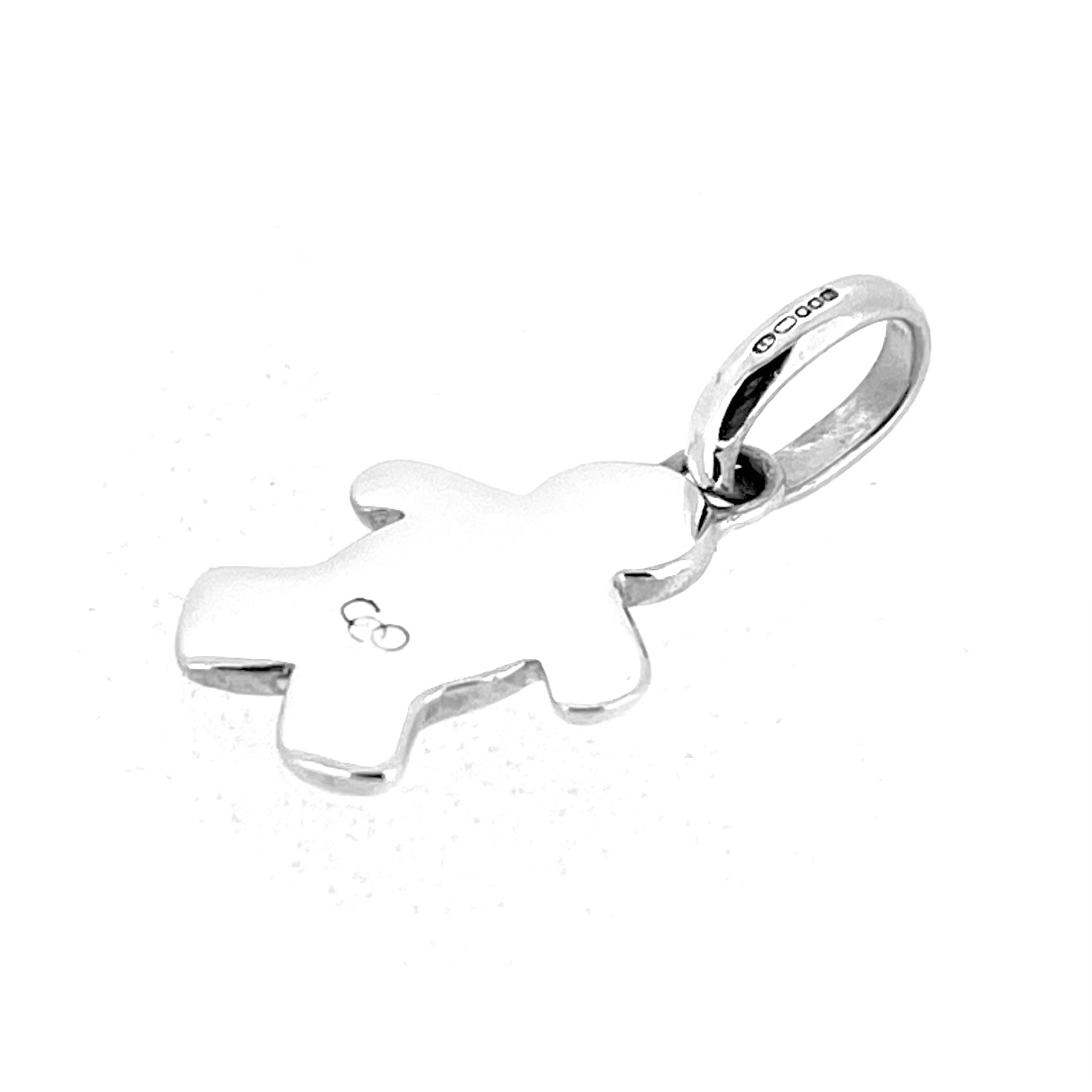 Links of London gingerbread man charm side profile