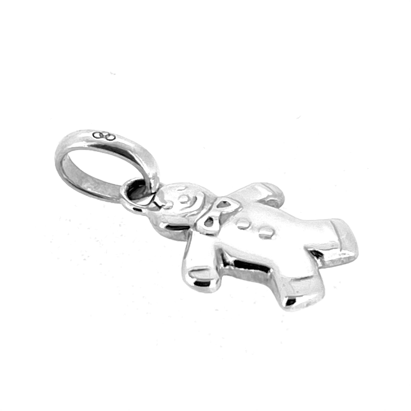 Links of London festive charm gingerbread man in 925 silver