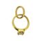Vintage Links of London Gold Big Rock Diamond Ring Charm