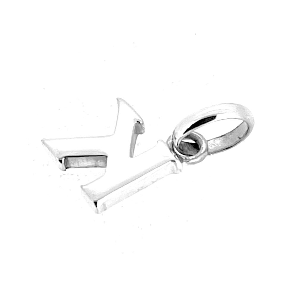 Vintage silver initial K charm with standard Links of London bail