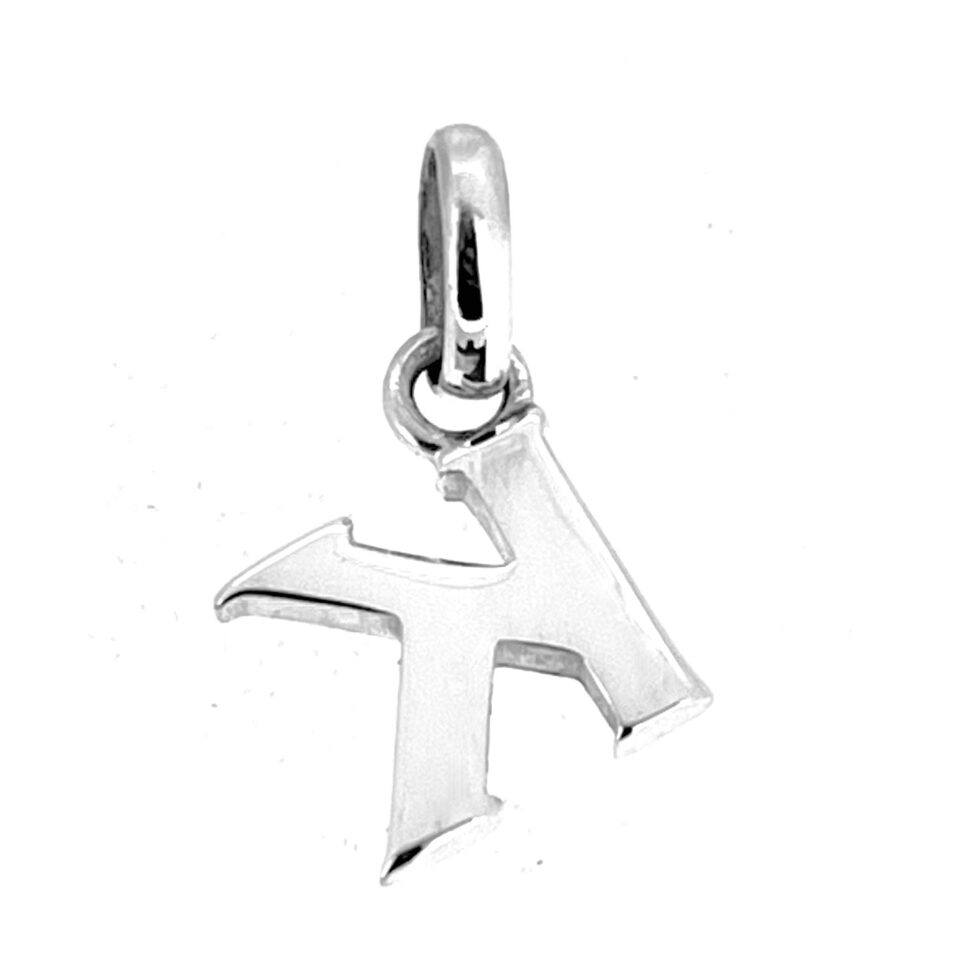 Vintage Links of London alphabet charm Letter K front view