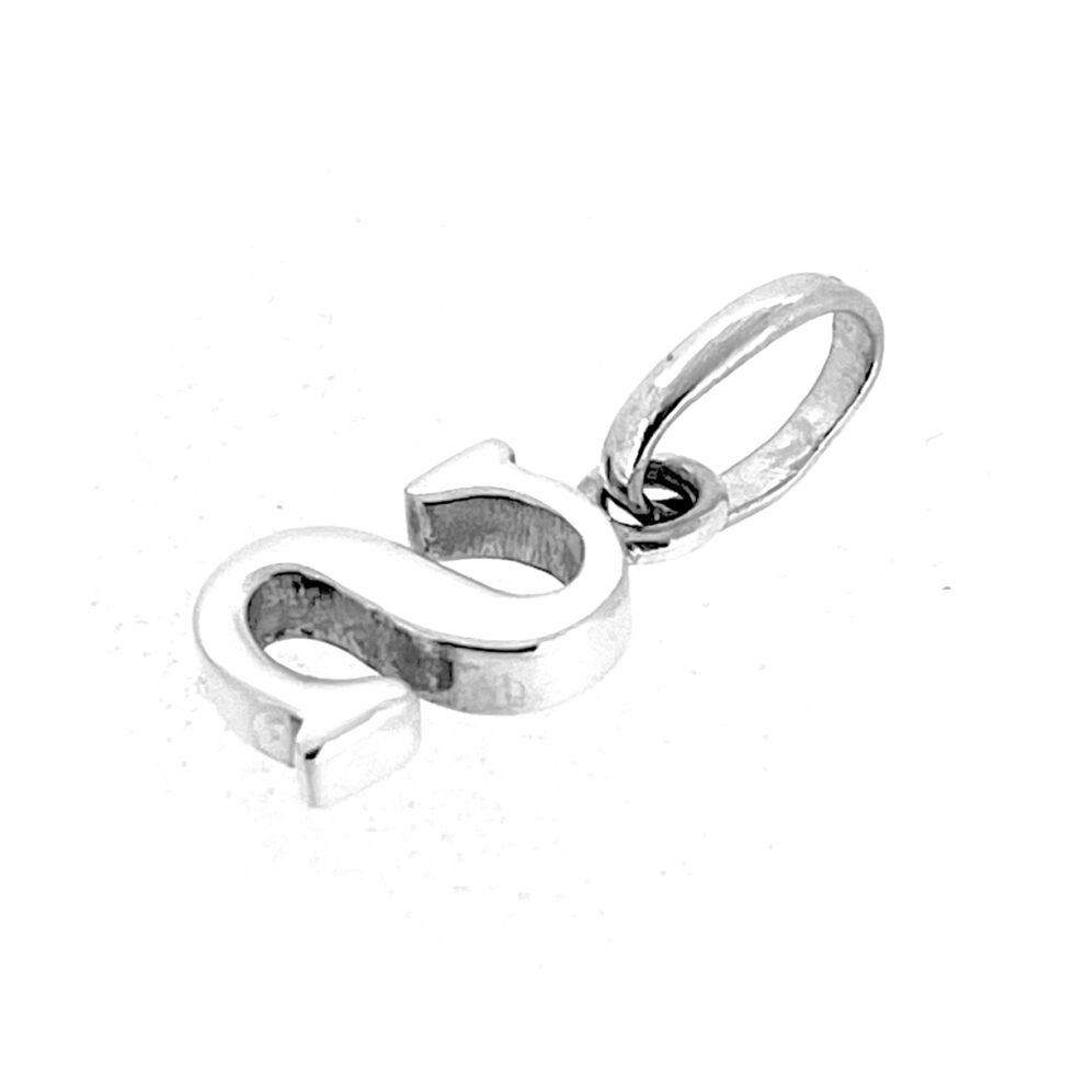 Links of London initial charm S with 2004 hallmark