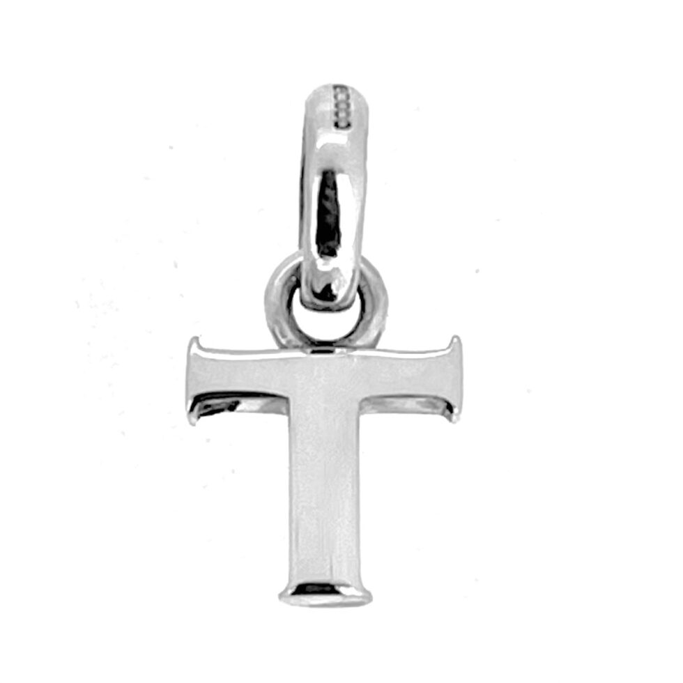 Vintage Links of London Letter T Charm Sterling Silver