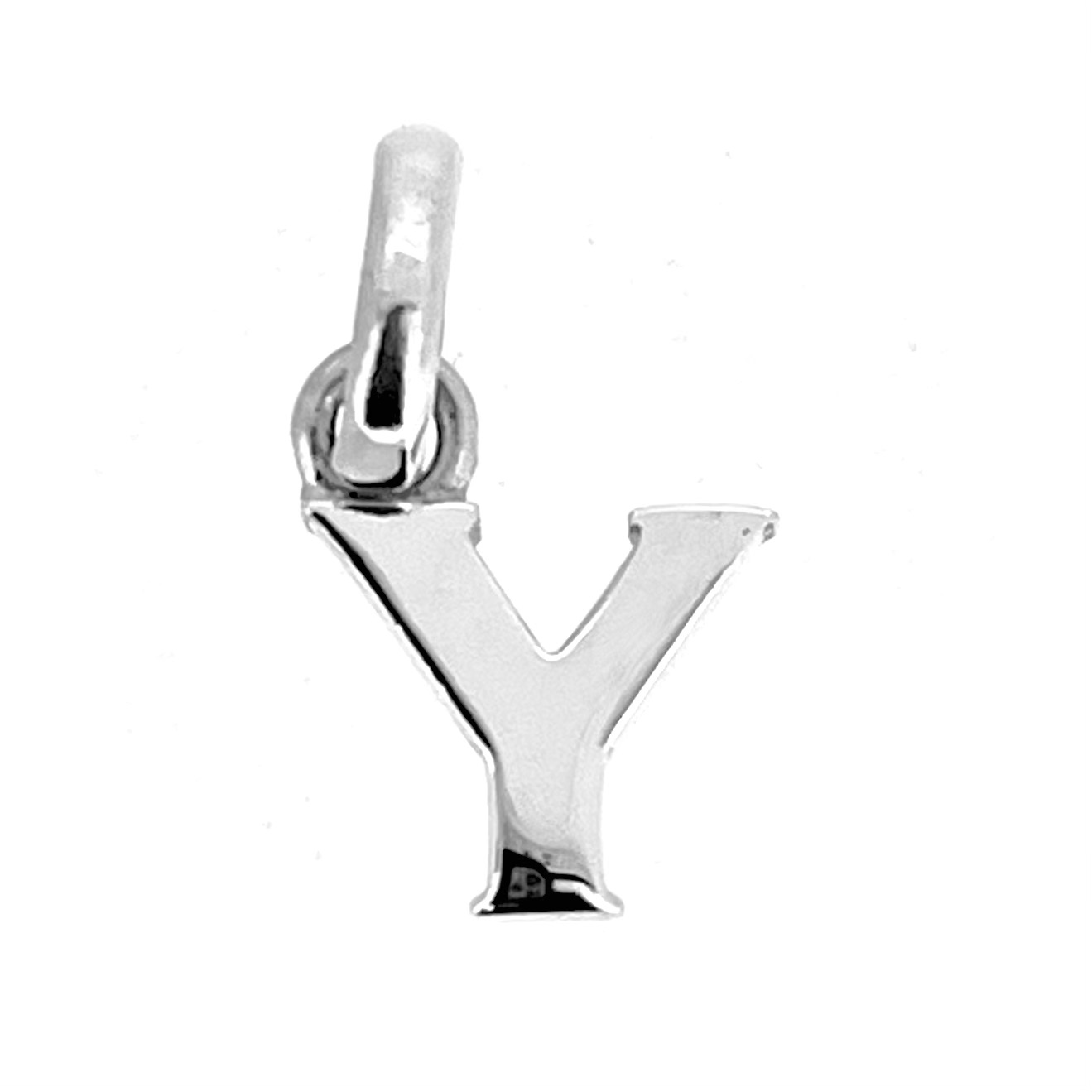 Links of London Y initial charm showing classic serif-style letter design
