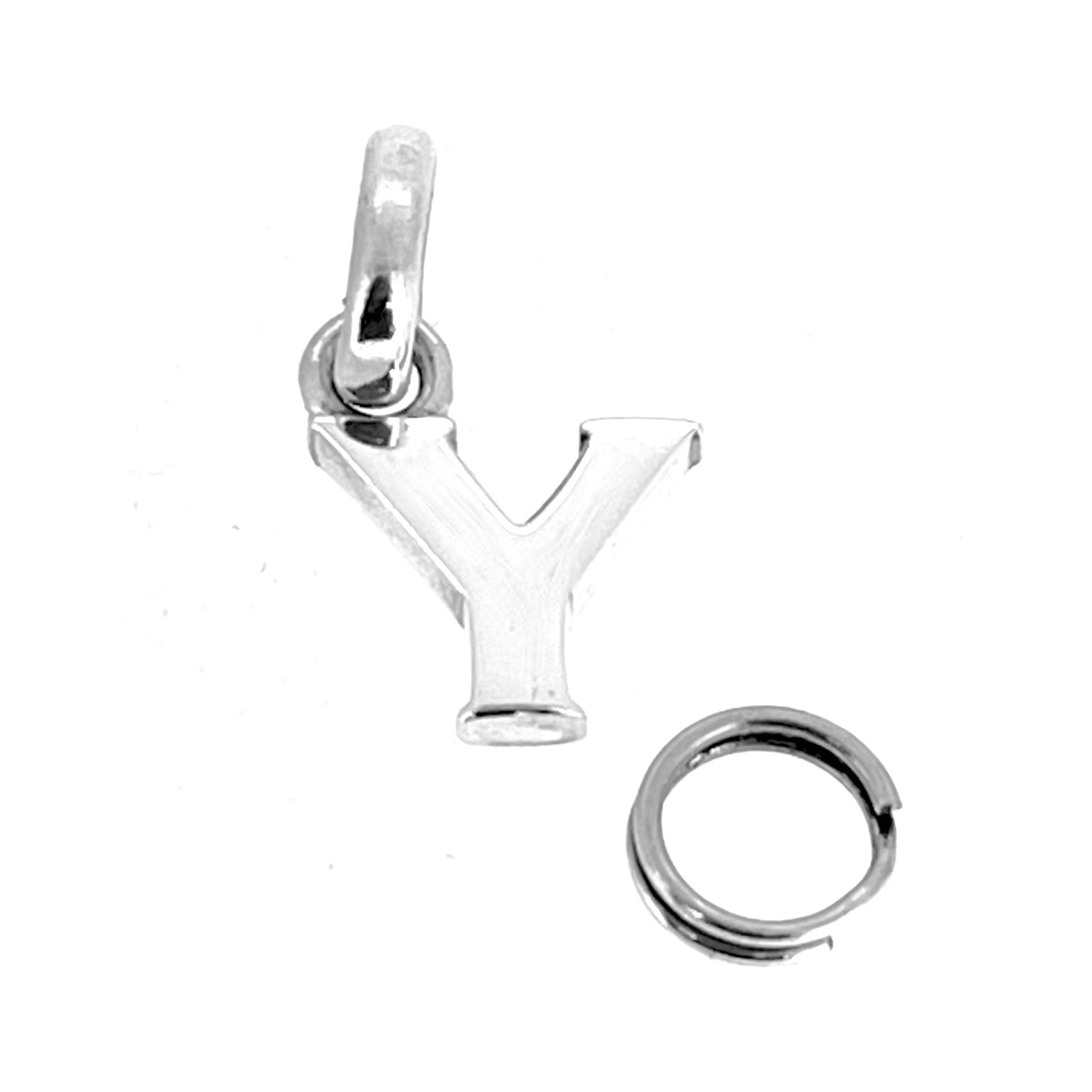 Vintage sterling silver Letter Y charm with Links of London oval bail