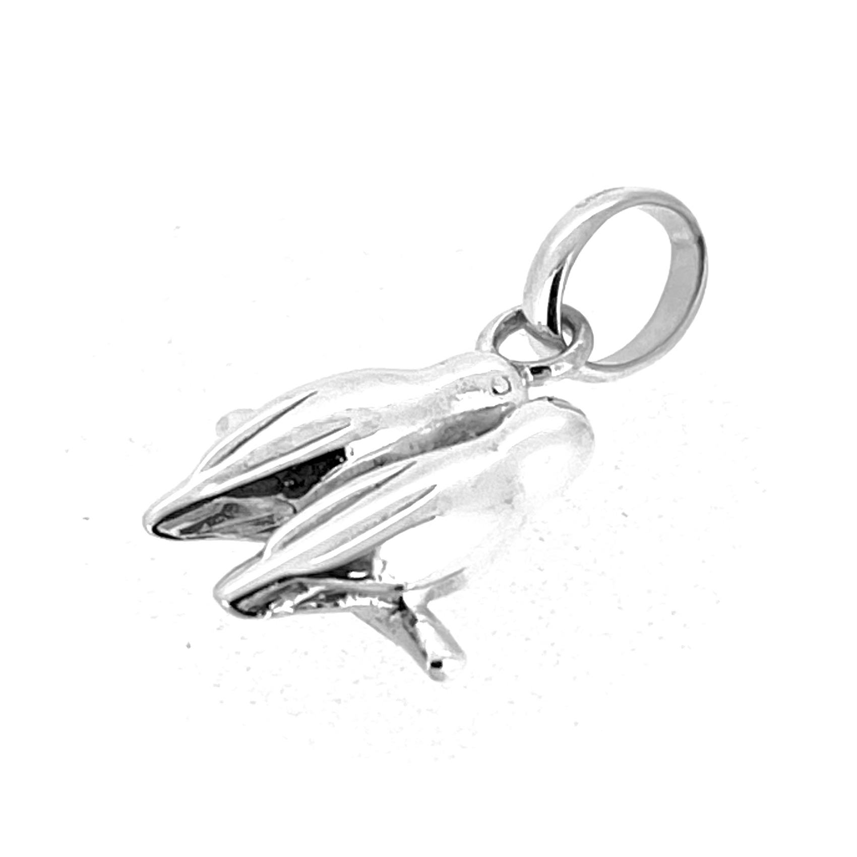 Vintage silver Love Birds charm detailing