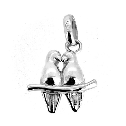 Vintage Links of London Love Birds charm in sterling silver