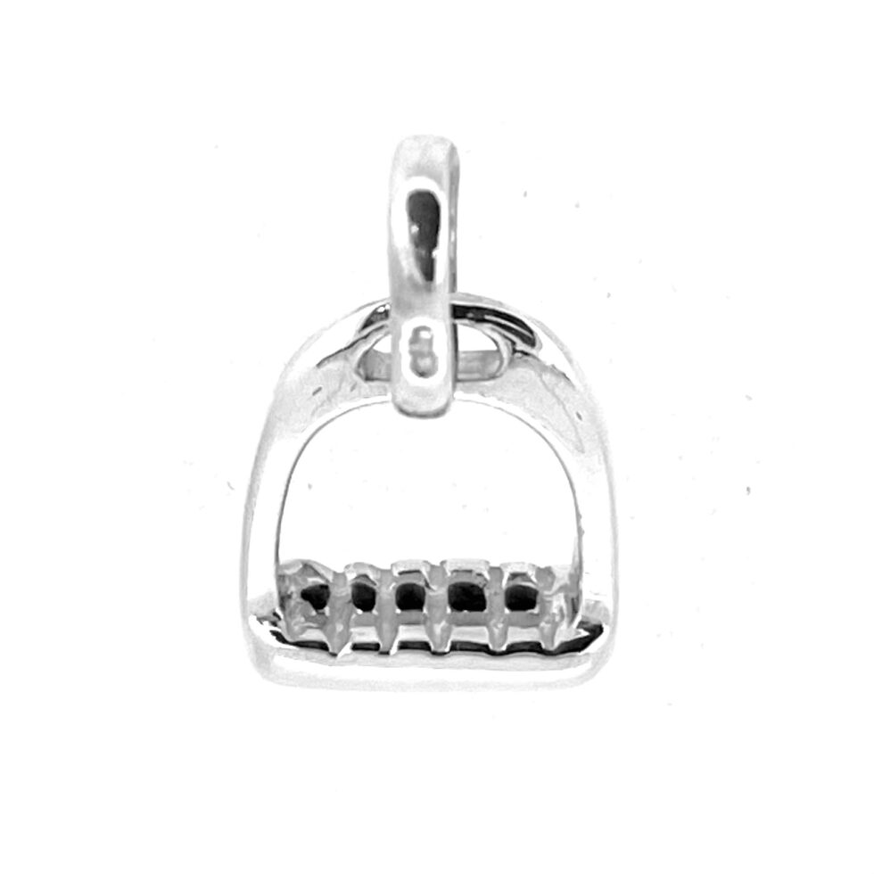 Links of London stirrup charm sterling silver equestrian design