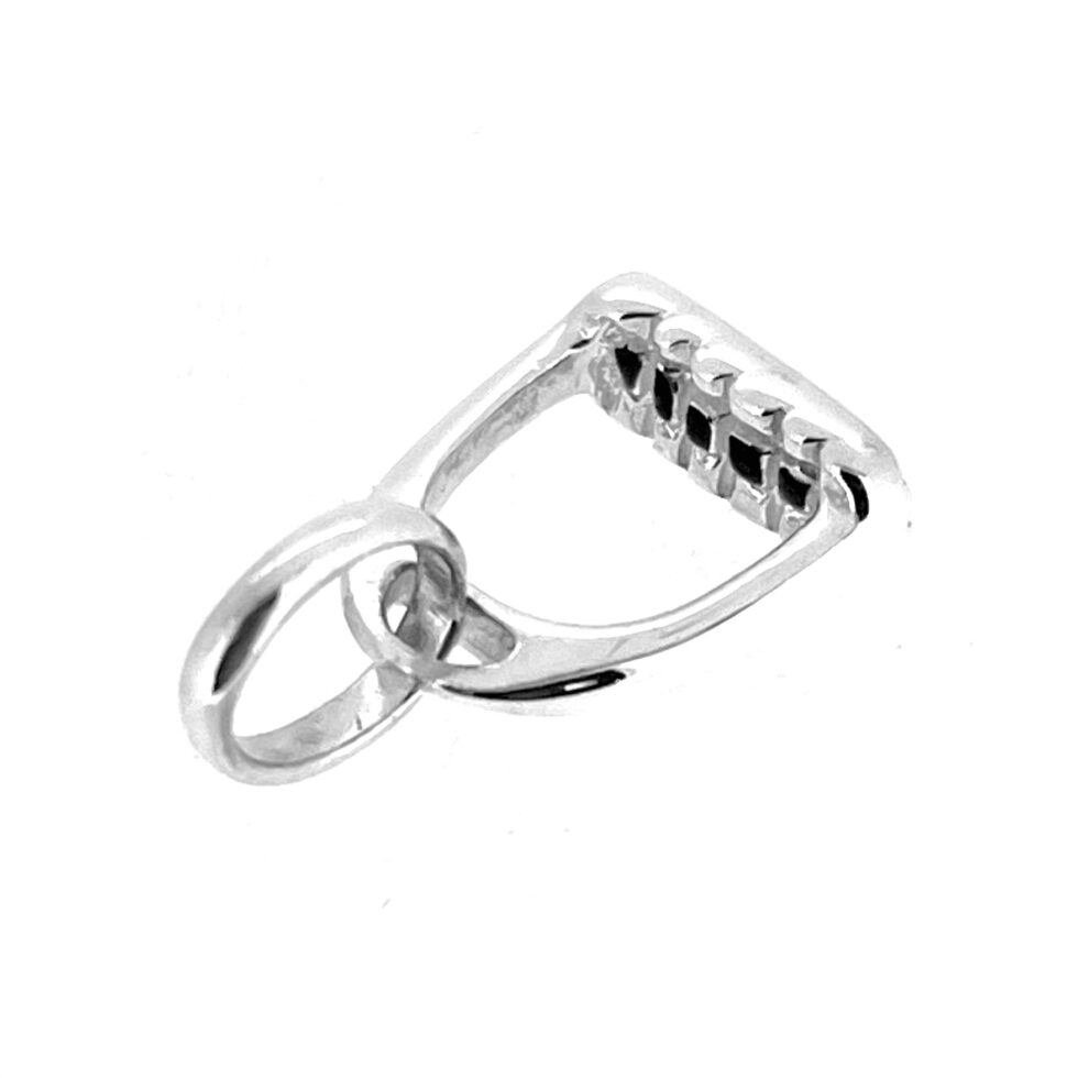 Links of London horse riding stirrup charm vintage silver