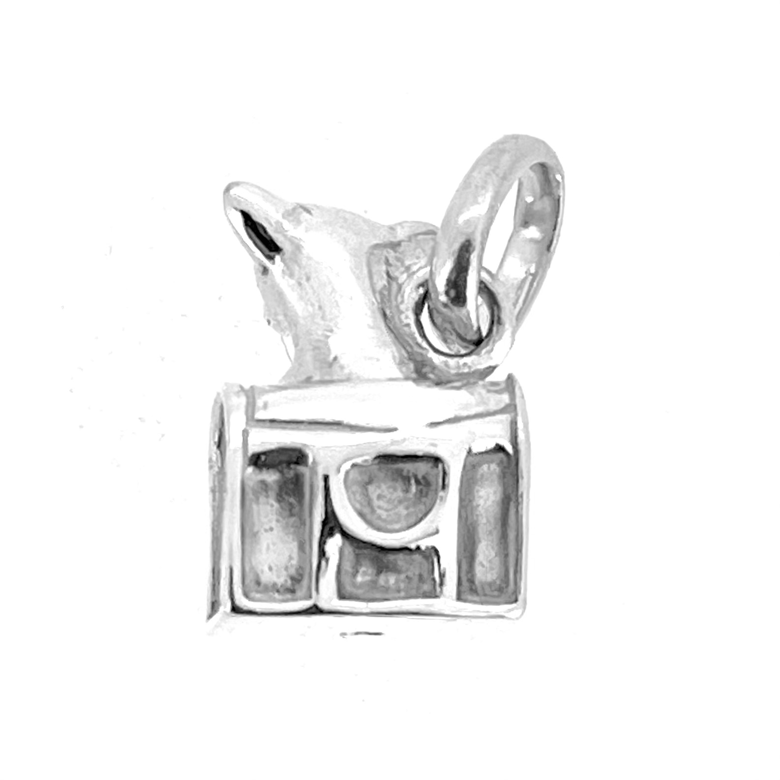 Sculptural dog charm compatible with Sweetie bracelet