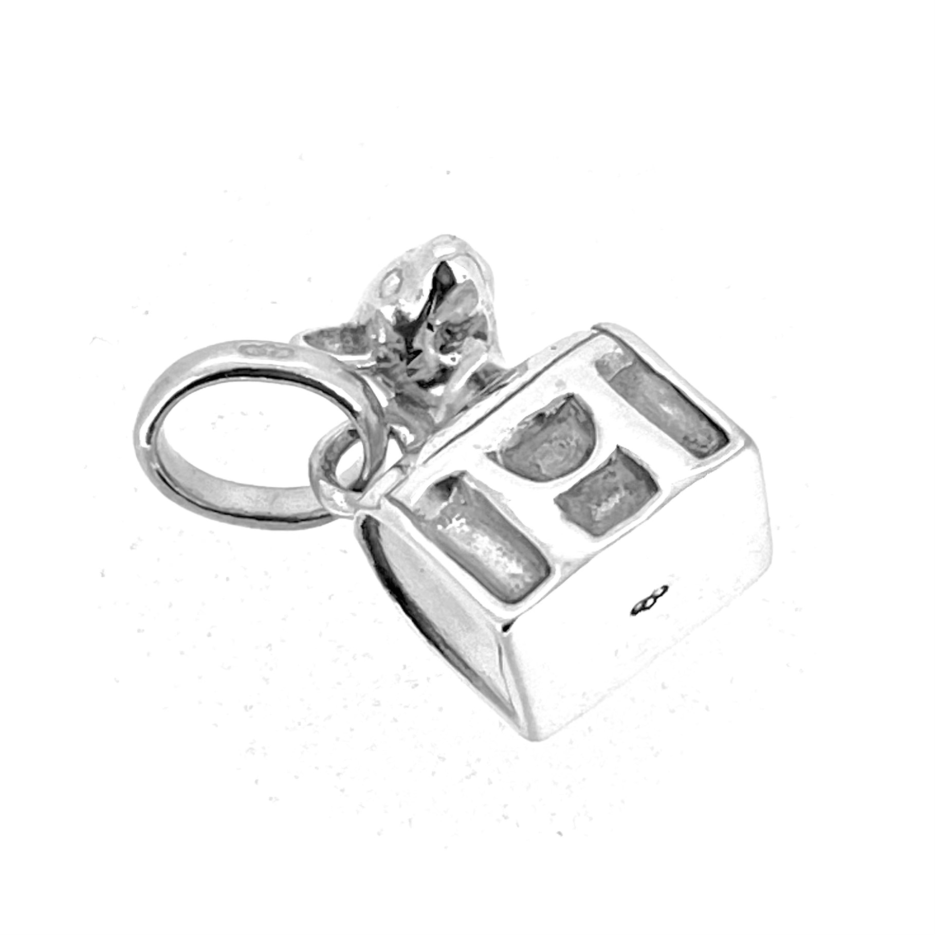 Vintage Links of London small breed dog charm in silver