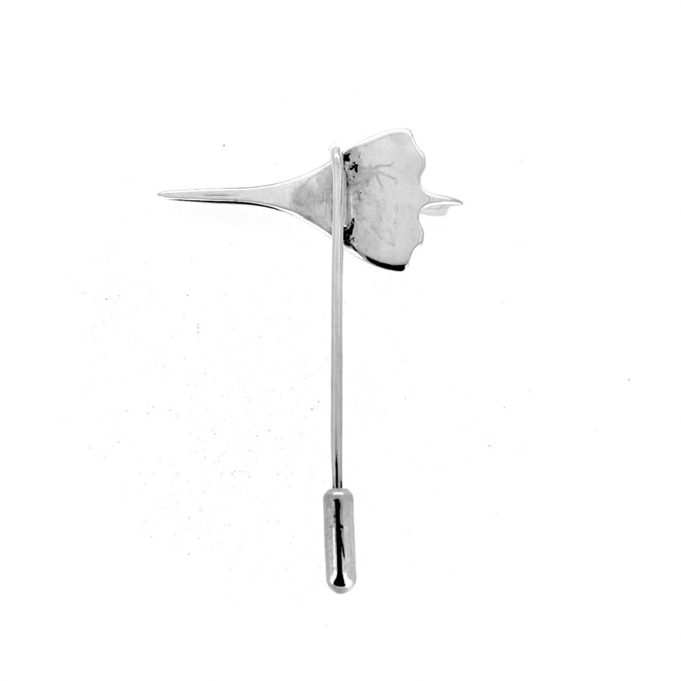 Delta wing detail of silver Concorde pin